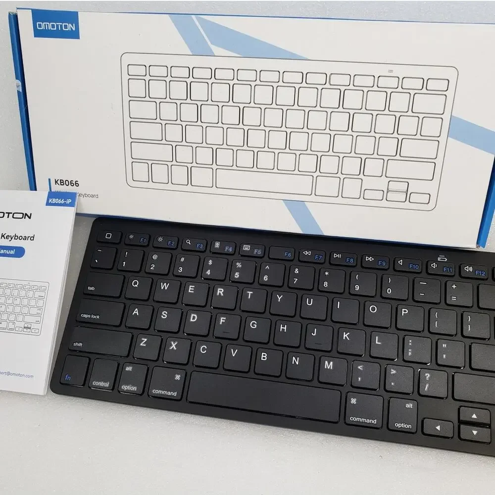 Omoton Bluetooth Wireless Keyboard for Tablets. KB066 Slim, Portable.